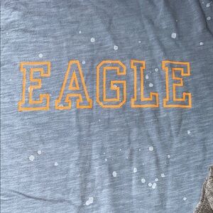 American Eagle Orange 'Eagle' Print, Gray, Eagle logo
